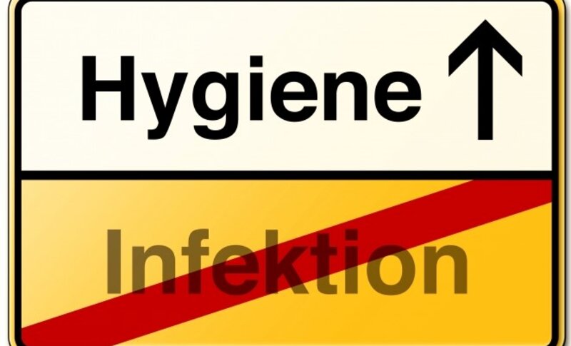 Hygiene-Schild