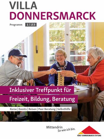 Das Cover des Programmheftes der Villa Donnersmarck