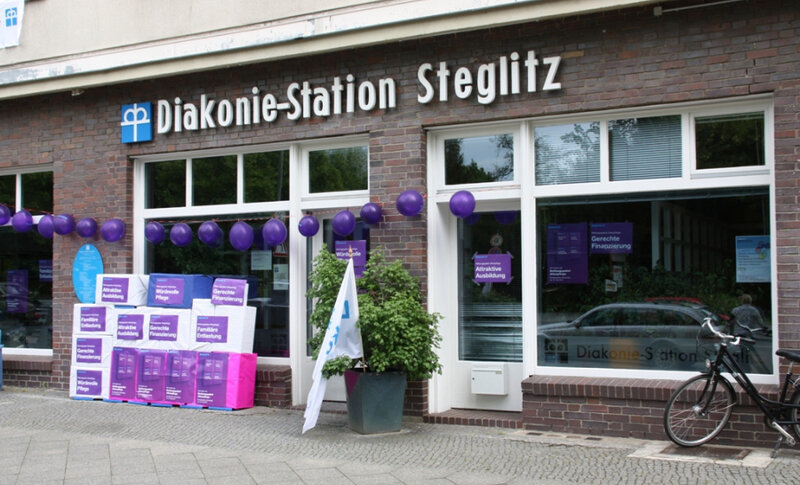 Außenansicht der Diakonie-Station Steglitz