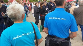 In Potsdam dabei: Mitarbeitende des Naemi-Wilke-Stifts. 