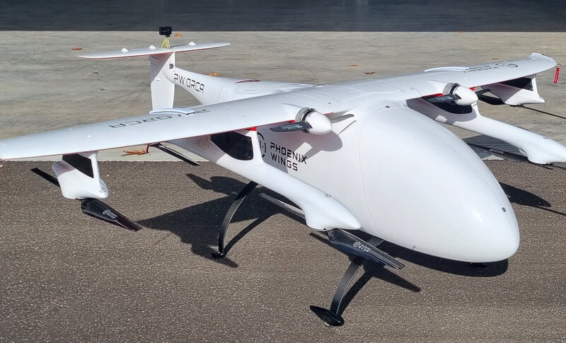 30 medizinische Proben kann die Drohne transportieren.